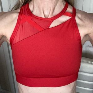 Red Nike Sports Bra - size XS